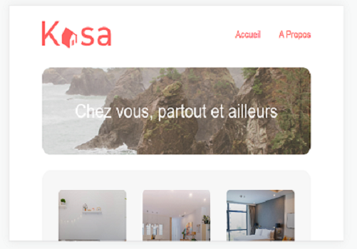 Capture du site La Kasa